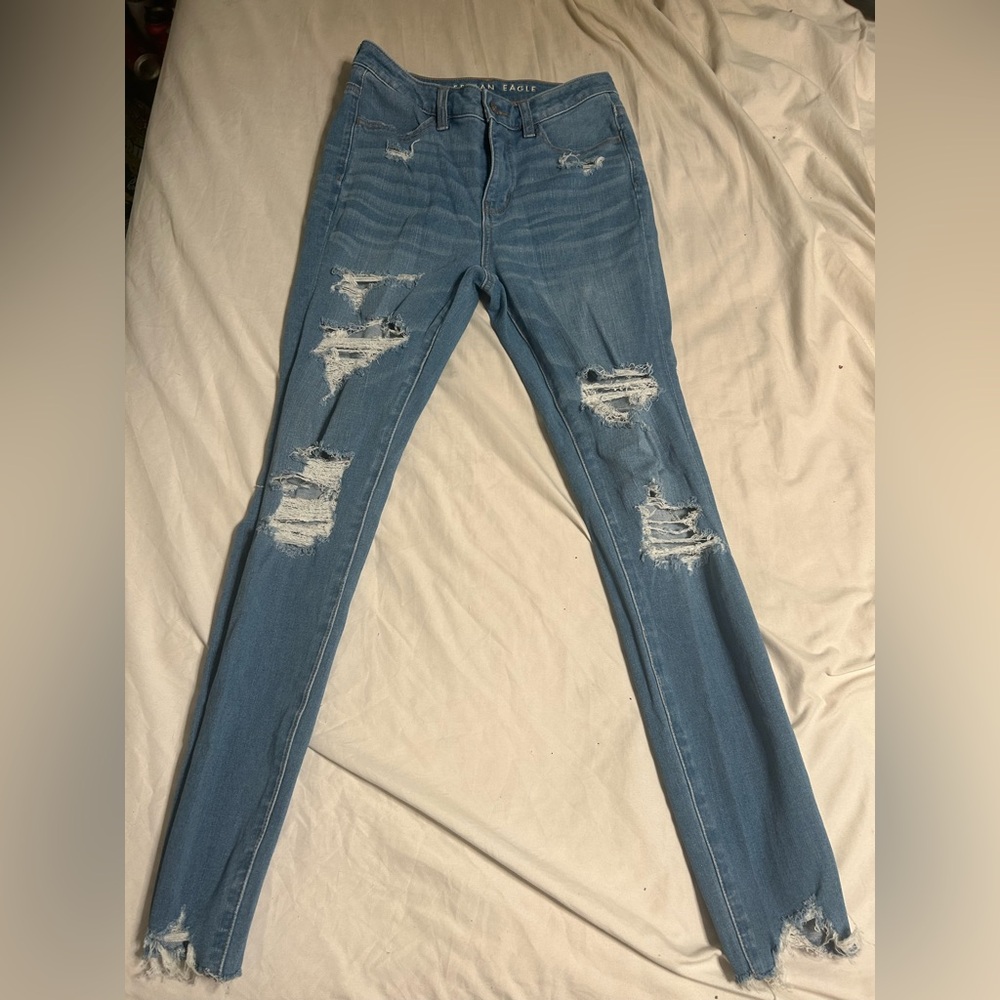8 pairs skinny jeans various sizes and brands